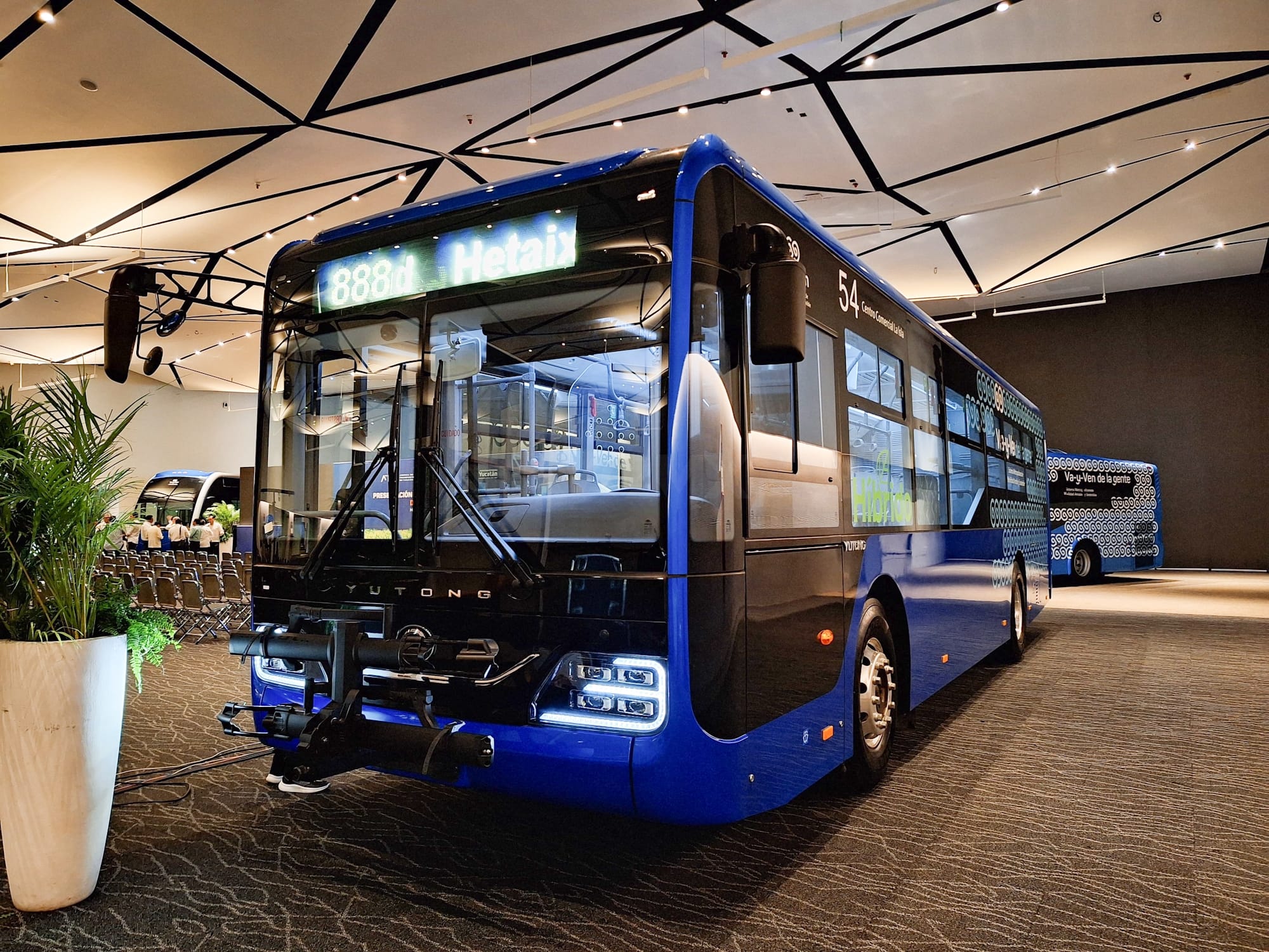 Los autobuses híbridos Yutong están listo para dar servicio con Va y Ven para la ruta Animaya