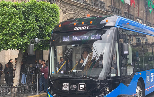 Viajando al otro lado del mundo, 63 trolebuses YUTONG abren electromovilidad en la CDMX!