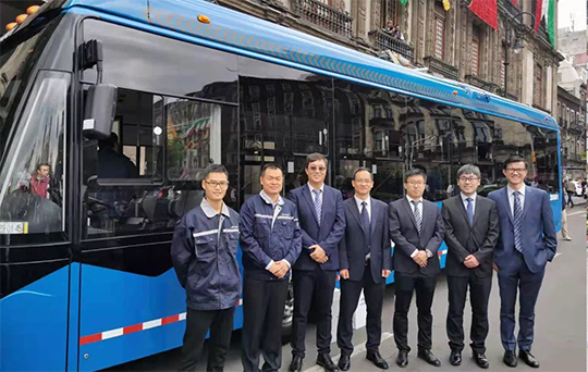 Viajando al otro lado del mundo, 63 trolebuses YUTONG abren electromovilidad en la CDMX!