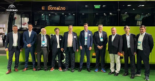 Yutong Bus debutó en la 35ª Conferencia Mundial de Vehículos Eléctricos