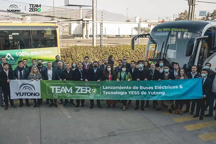 Yutong lanza tecnología YESS y nuevos vehículos eléctricos en Chile