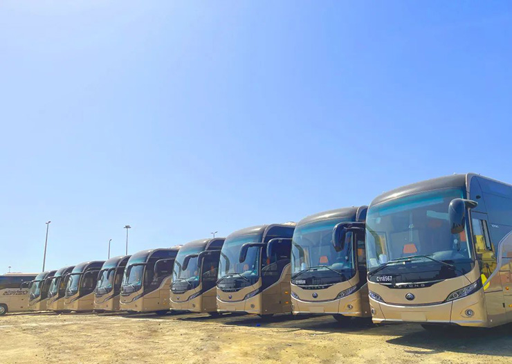 550 buses de Yutong se van a entregar a Arabia Saudí