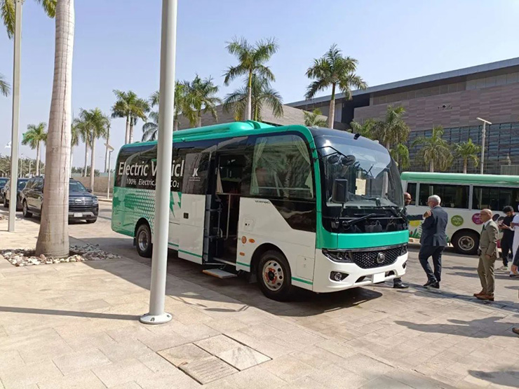 El primer autobús eléctrico de Arabia Saudí - El vehículo de nueva energía de Yutong entra en funcionamiento