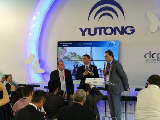 Yutong asiste Busworld Kortrijk 2017