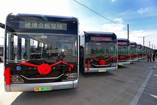 440 autobuses de Yutong equipados con red inteligente ostentarán su brillo en la Expo de Importación Internacional de China