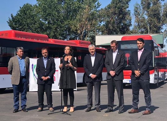 La entrega de 100 Autobuses 100% Eléctricos de YUTONG a Chile lidera la marca de autobuses chinos en América Latina.