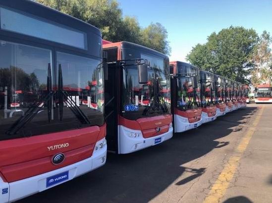 La entrega de 100 Autobuses 100% Eléctricos de YUTONG a Chile lidera la marca de autobuses chinos en América Latina.